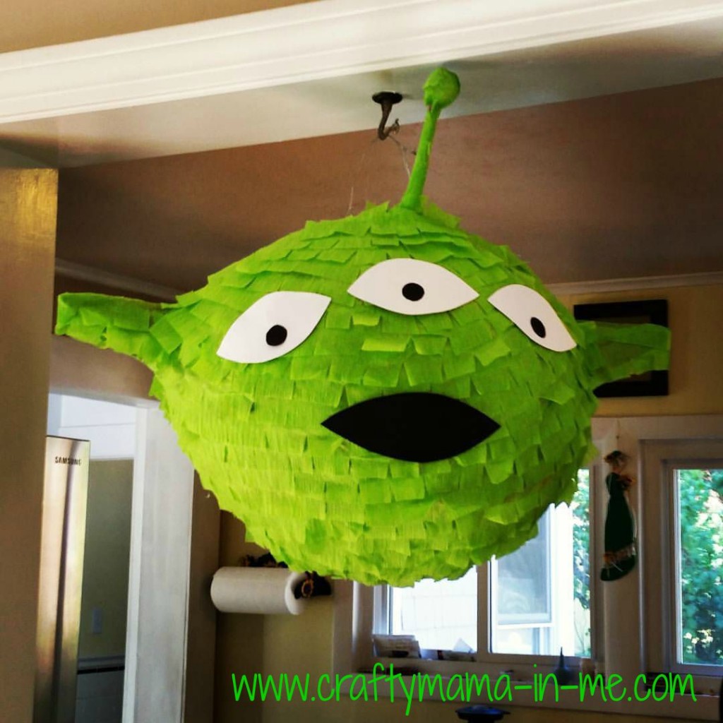 DIY Toy Story Space Alien Piñata