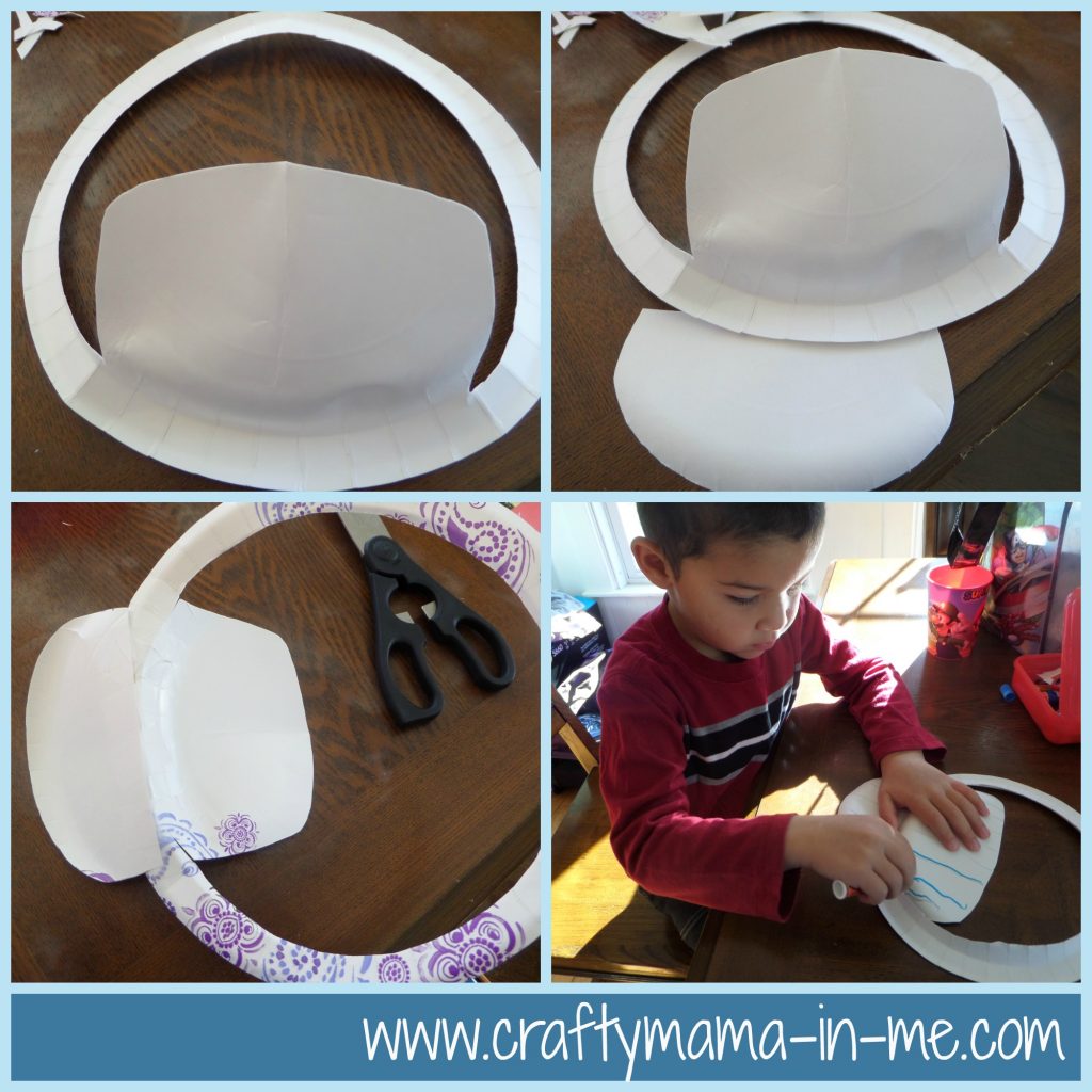 DIY Engineer Paper Plate Hat Inspired by Pete the Cat