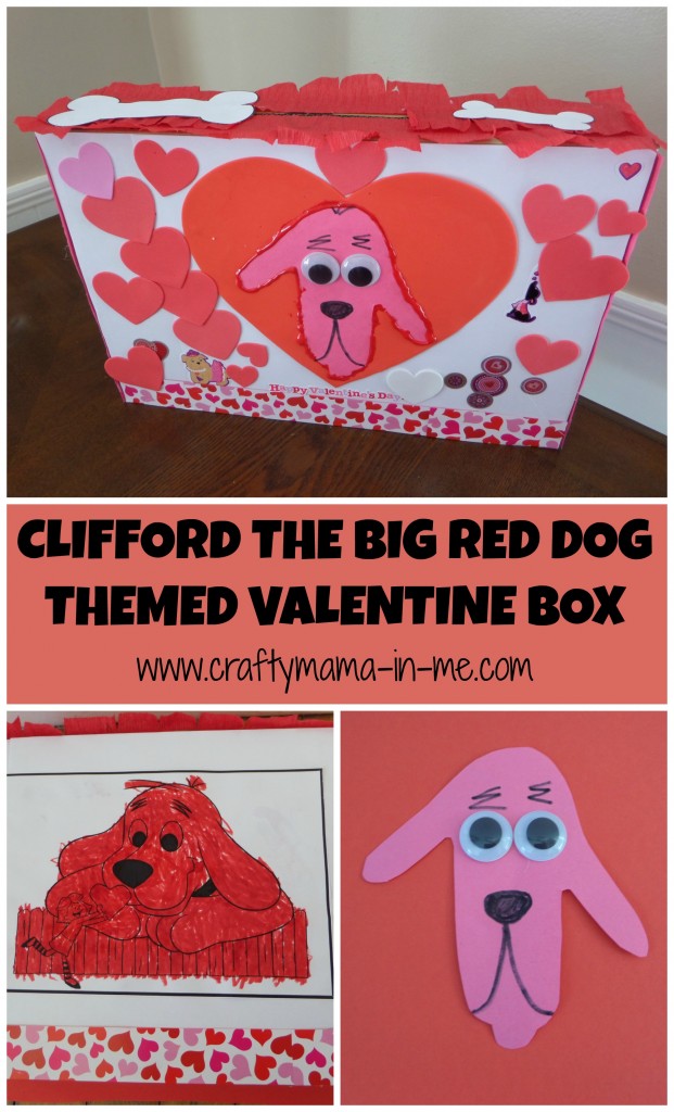 Clifford the Big Red Dog Themed Valentine Box