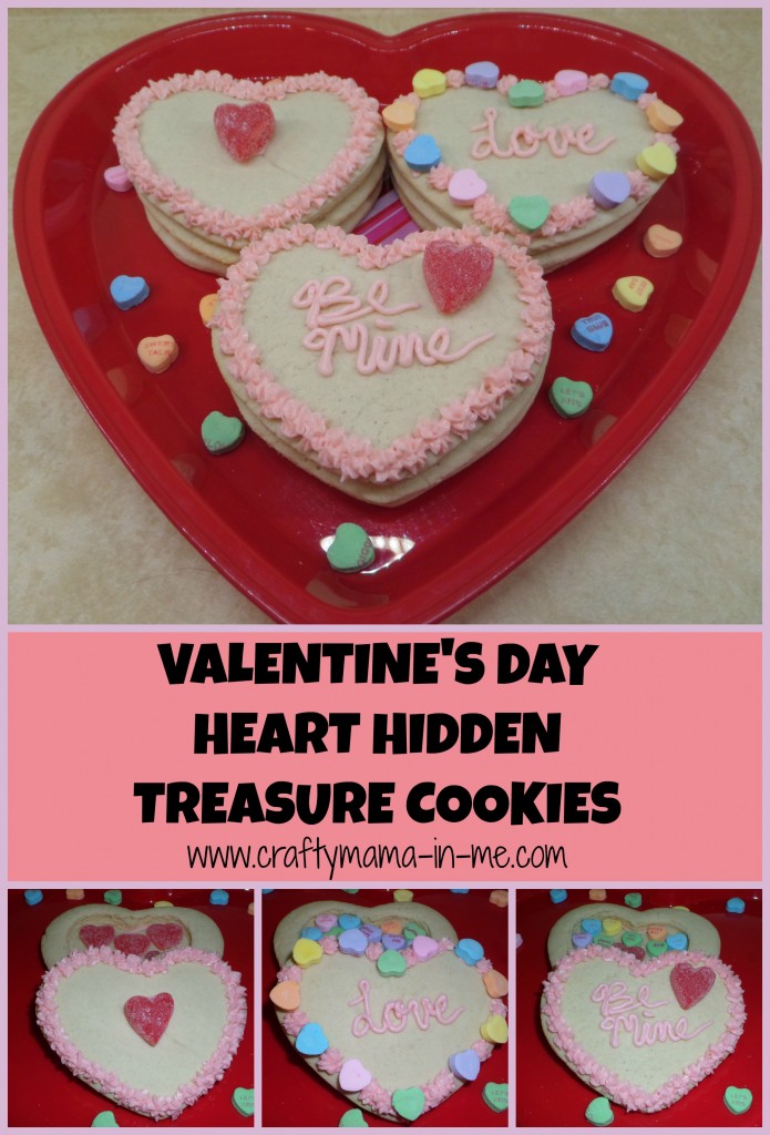 Valentine's Day Heart Hidden Treasure Cookies