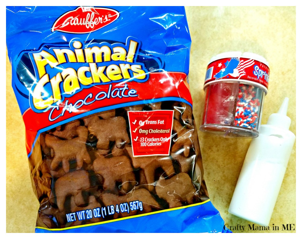 Kids in the Kitchen: Easy Patriotic Animal Crackers