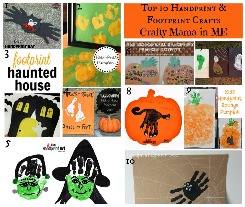 Top 10 Halloween Handprint and Footprint Crafts