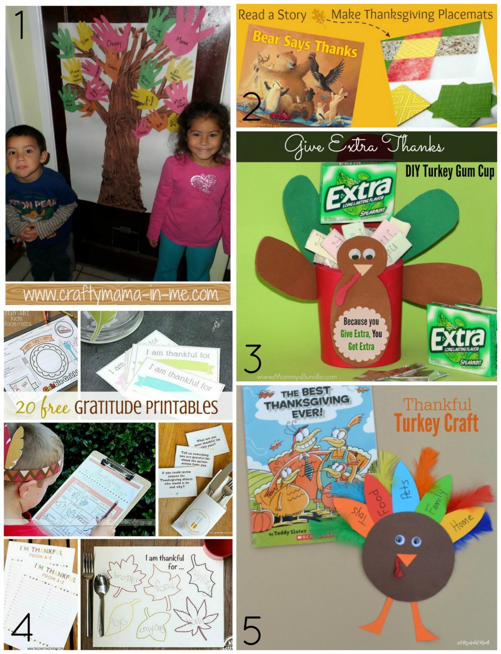 Top 10 Kids Projects to Give Thanks
