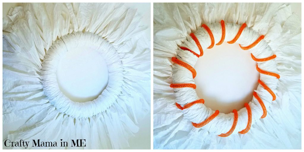 How to Make a Halloween Wreath for Under Five Dollars