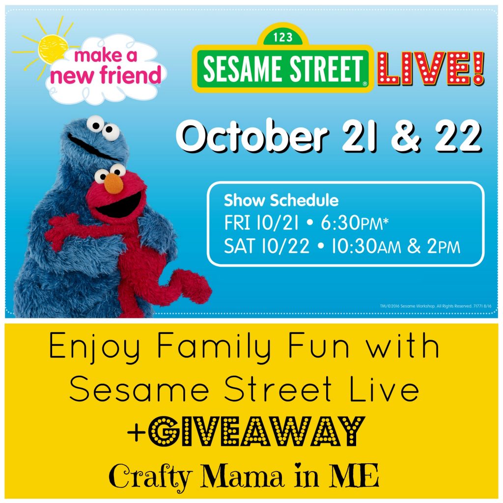 Enjoy Family Fun with Sesame Street Live + Giveaway