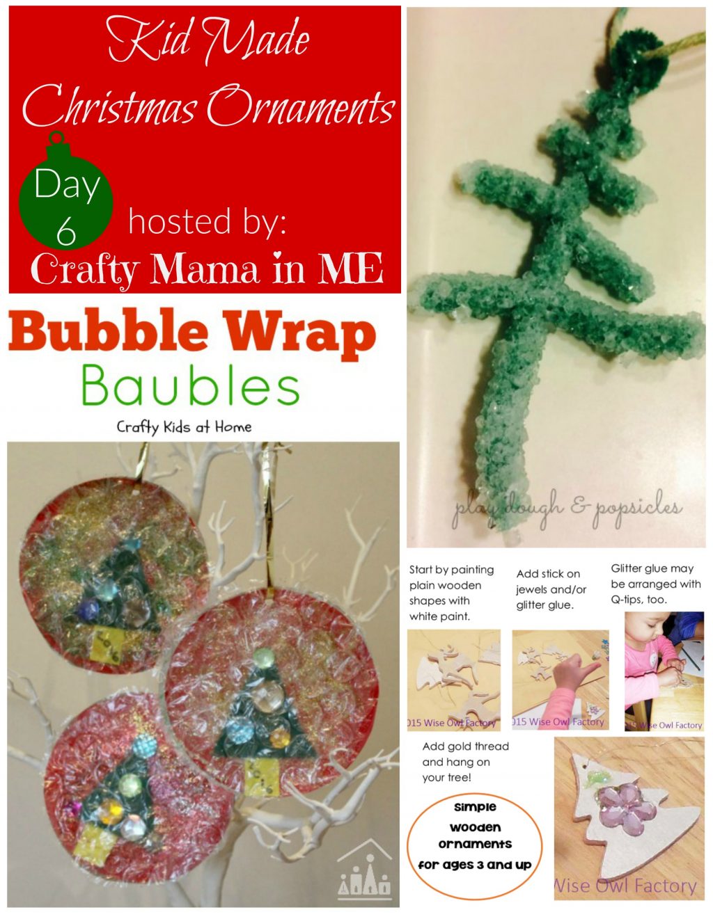 Day 6 - Kid Made Christmas Ornaments Blog Hop