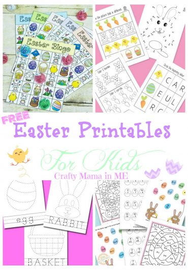 Free Easter Printables for Kids - Crafty Mama in ME!
