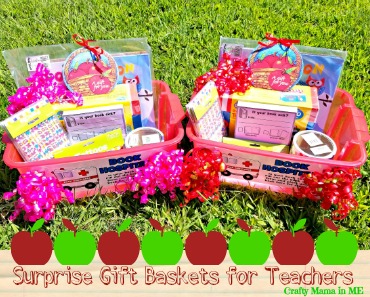 Back to School Surprise Gift Baskets for Teachers