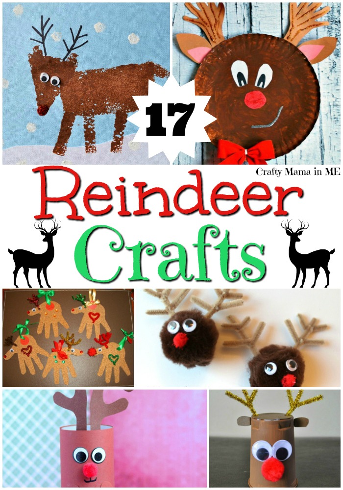 Cute Reindeer Kids Crafts for Christmas