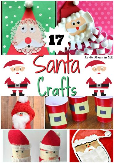 Festive & Fun Santa Crafts for Christmas - Crafty Mama in ME!