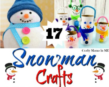 Cute and Simple Snowman Kids Crafts