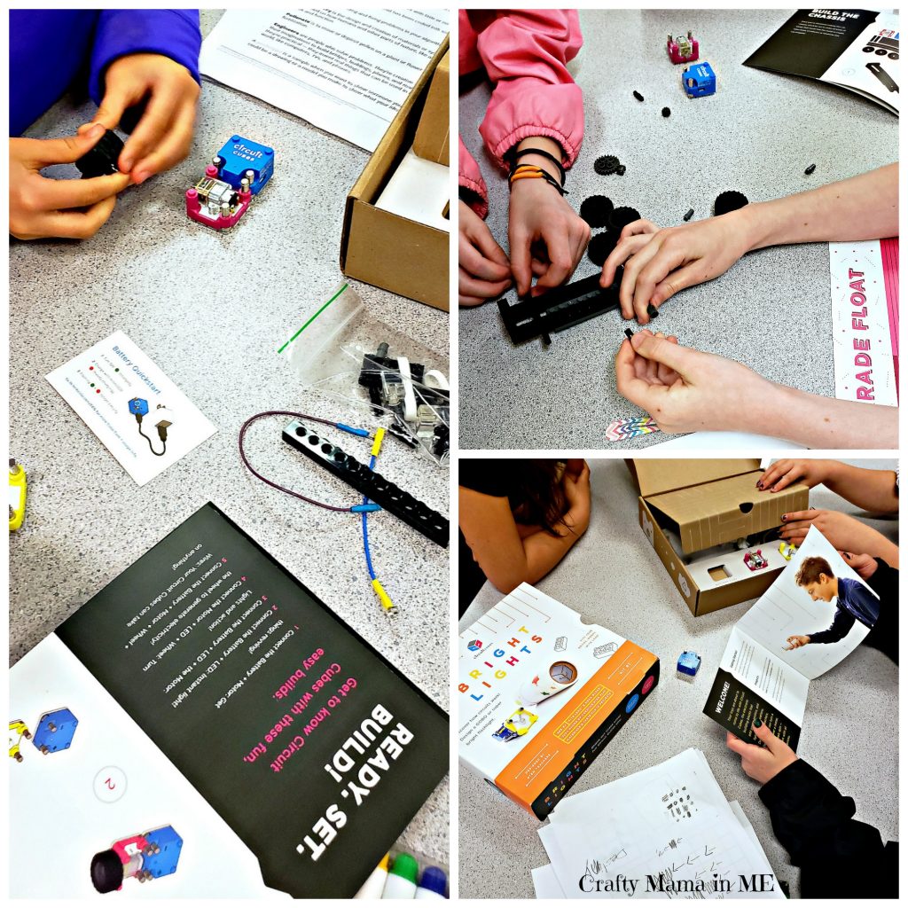 Circuit Cubes & the Brownie Programming Robots Badge