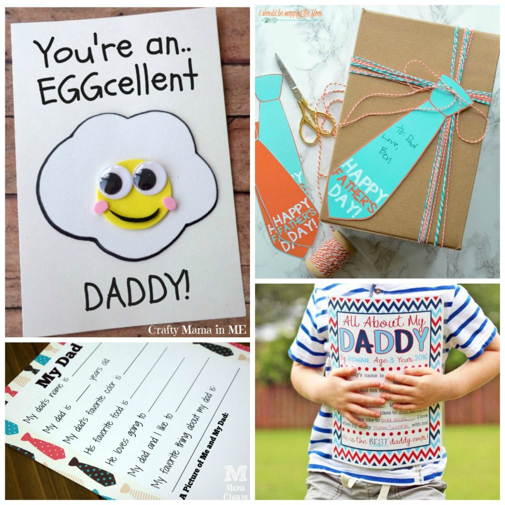 15 Cards and Printable Gifts for Father's Day