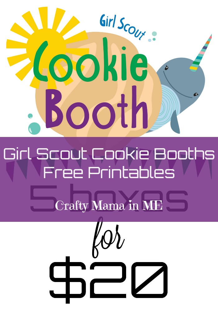Cookie Booth Free Printables